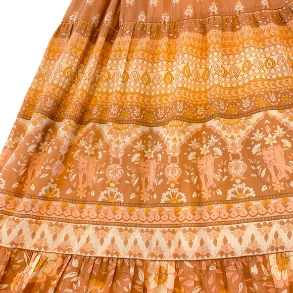 Spell and the Gypsy Utopia Boho Maxi Dress Womens XS Cinnamon Strappy Sleeveless - Picture 11 of 16